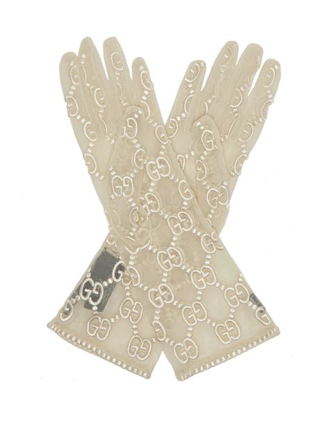 gucci lace gloves womens|gucci lace gloves canada.